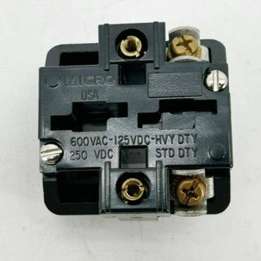 Lot of 5 New Honeywell Microswitch PTCE Contact Blocks 1NC 600VAC