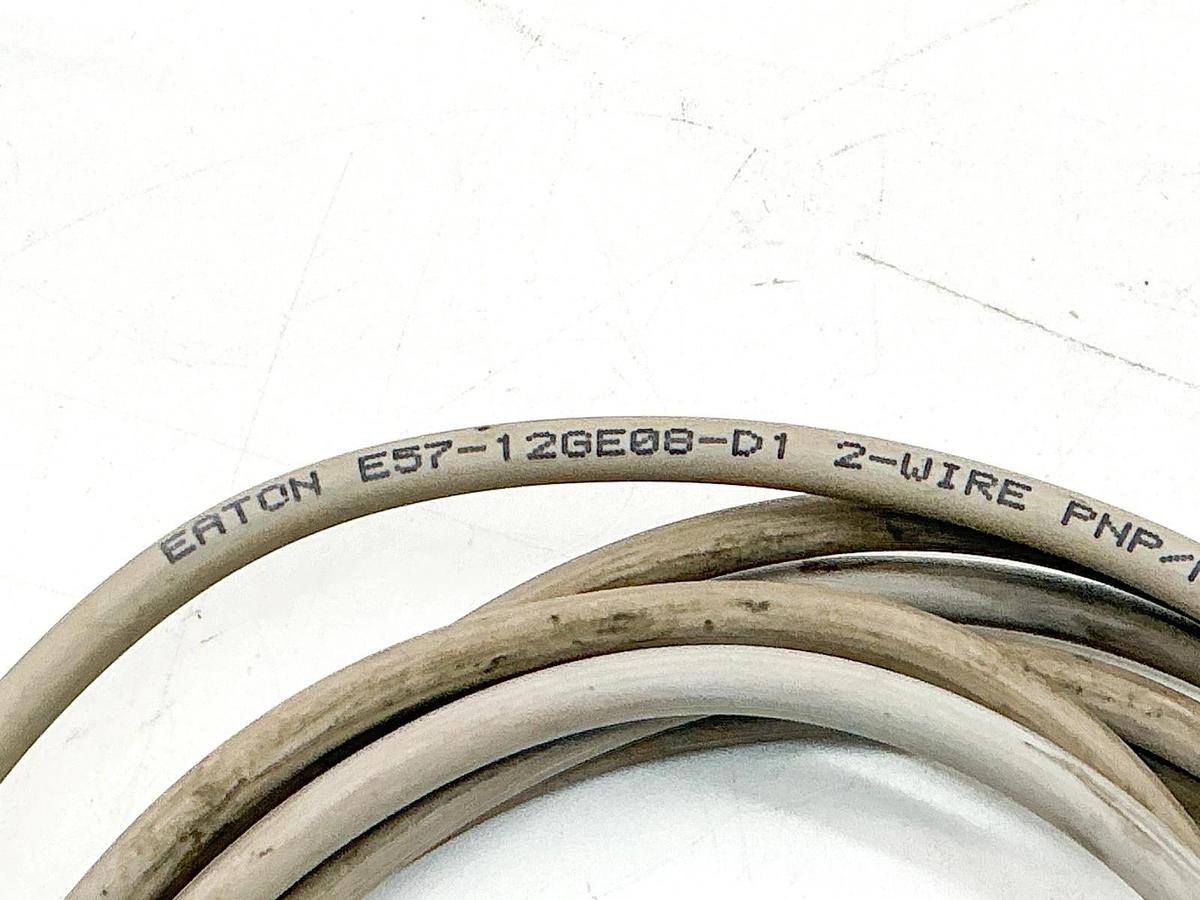 New Eaton E57-12GE08-D1 Inductive Proximity Sensor 10-30VDC 2-Wire - No Box