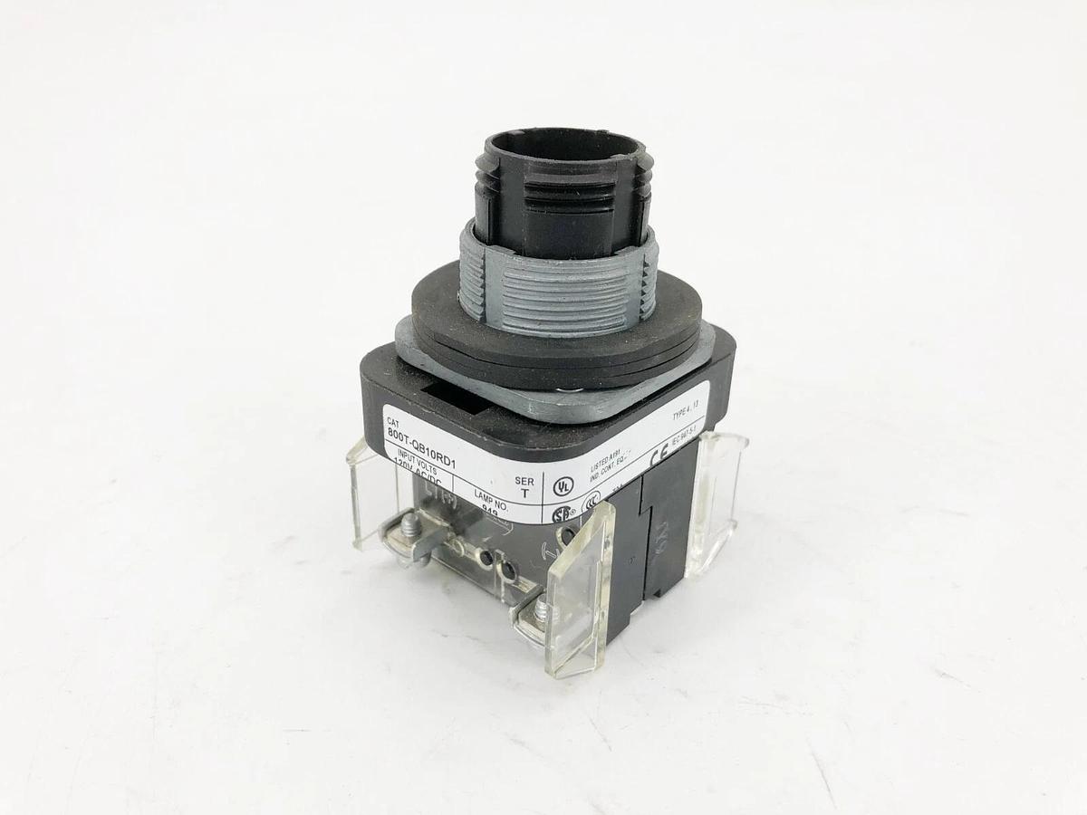New Allen-Bradley 800T-QB10RD1 Illuminated Pushbutton 120V No Box No Lens/Bulb