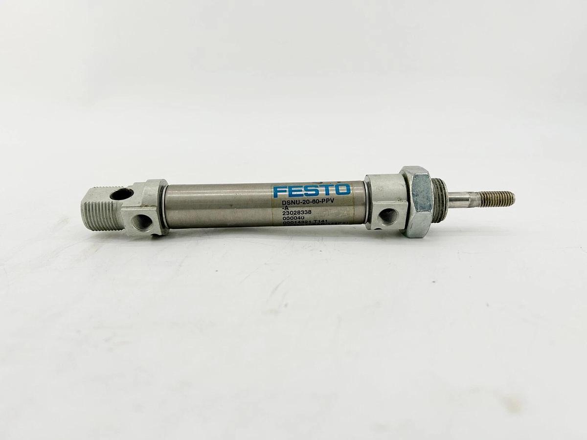 New Festo DSNU-20-60-PPV-A Pneumatic Cylinder 10Bar 145PSI 23028338