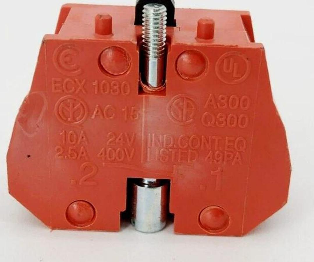 Lot of 6 New Automation Direct ECX1030-2 Contact Blocks