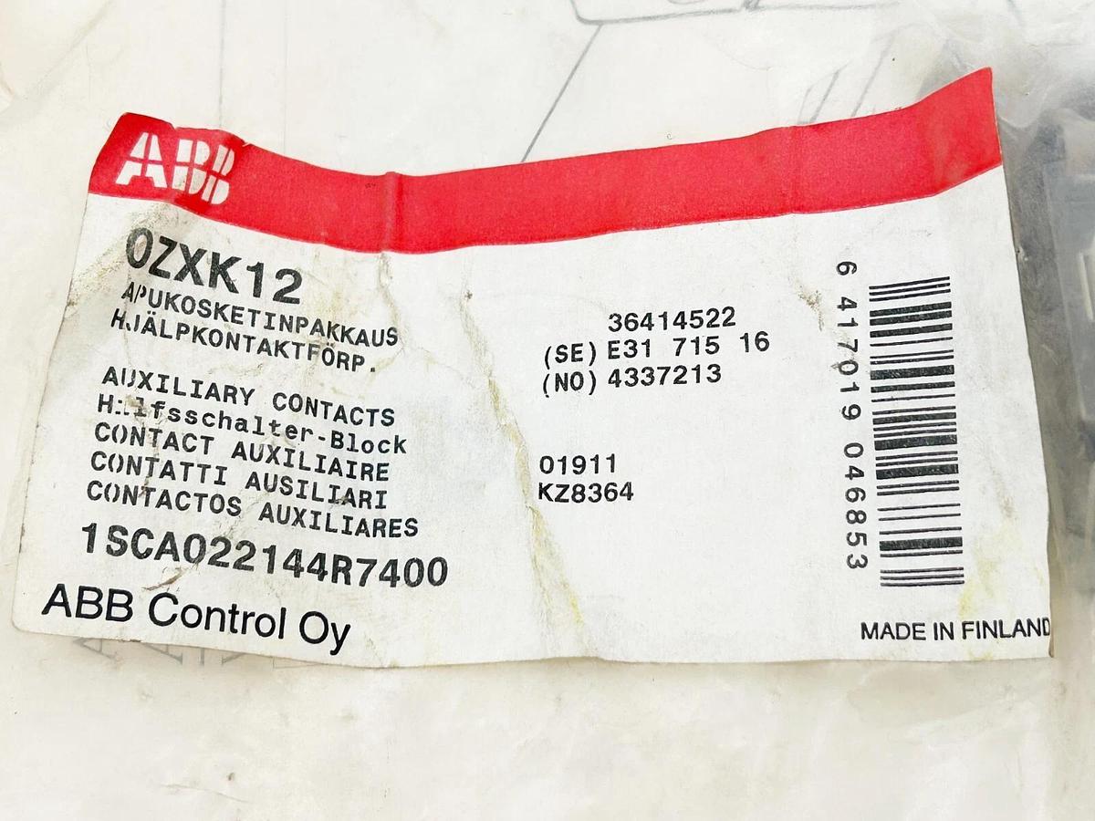 New ABB OZXK12 Auxiliary Contact OZ Series 10A 660V