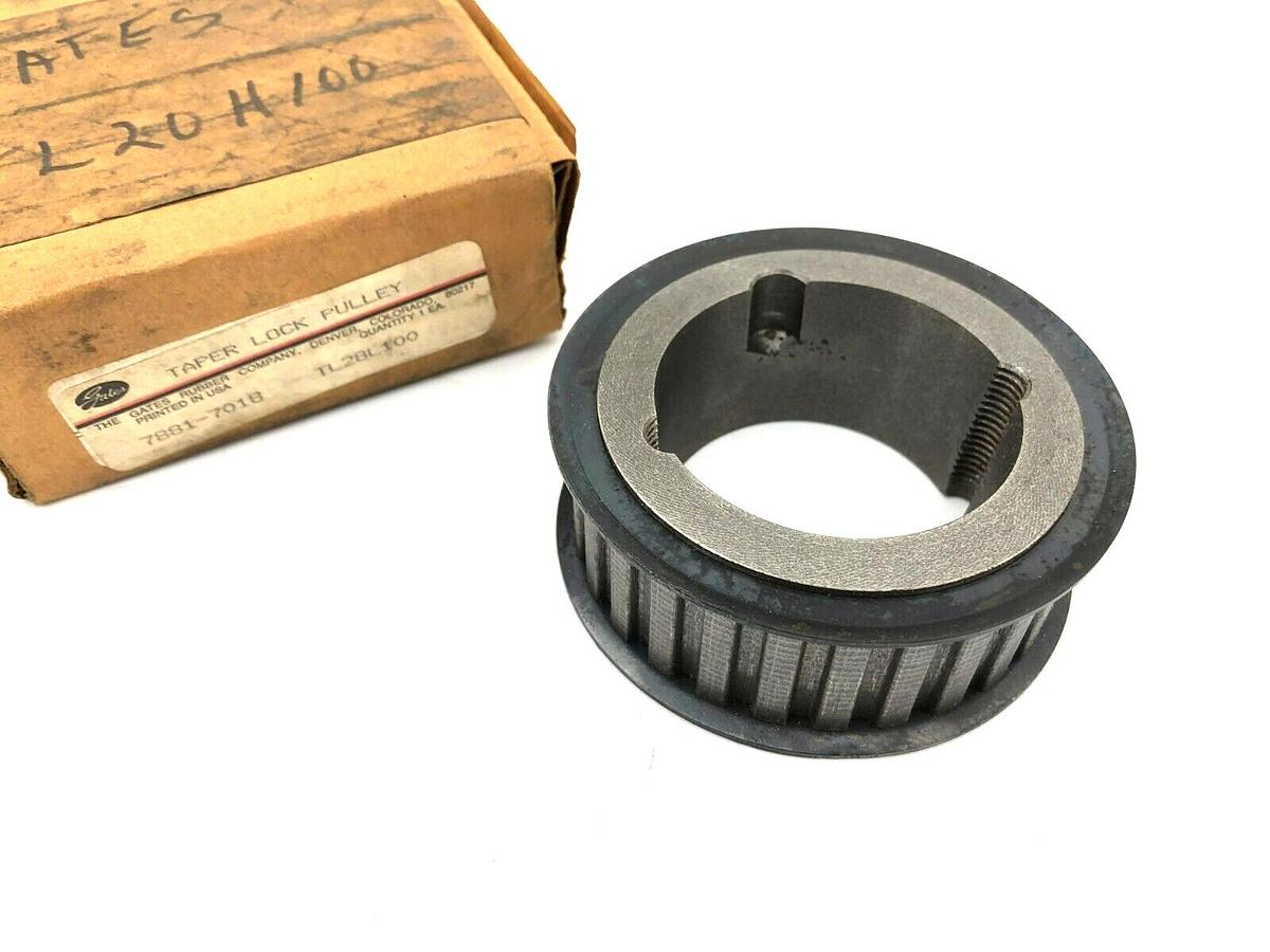 New Gates TL28L100 PowerGrip Taper Lock Pulley 3.3" Dia. 7881-7018