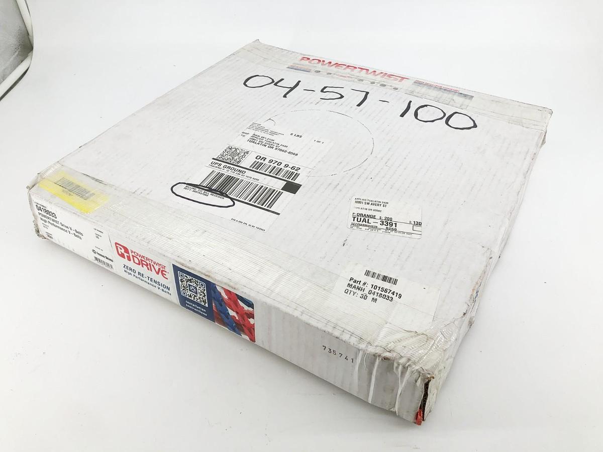 New Fenner Drives Power Twist 0418033 V-Link Belt A/13 30m Sealed Box