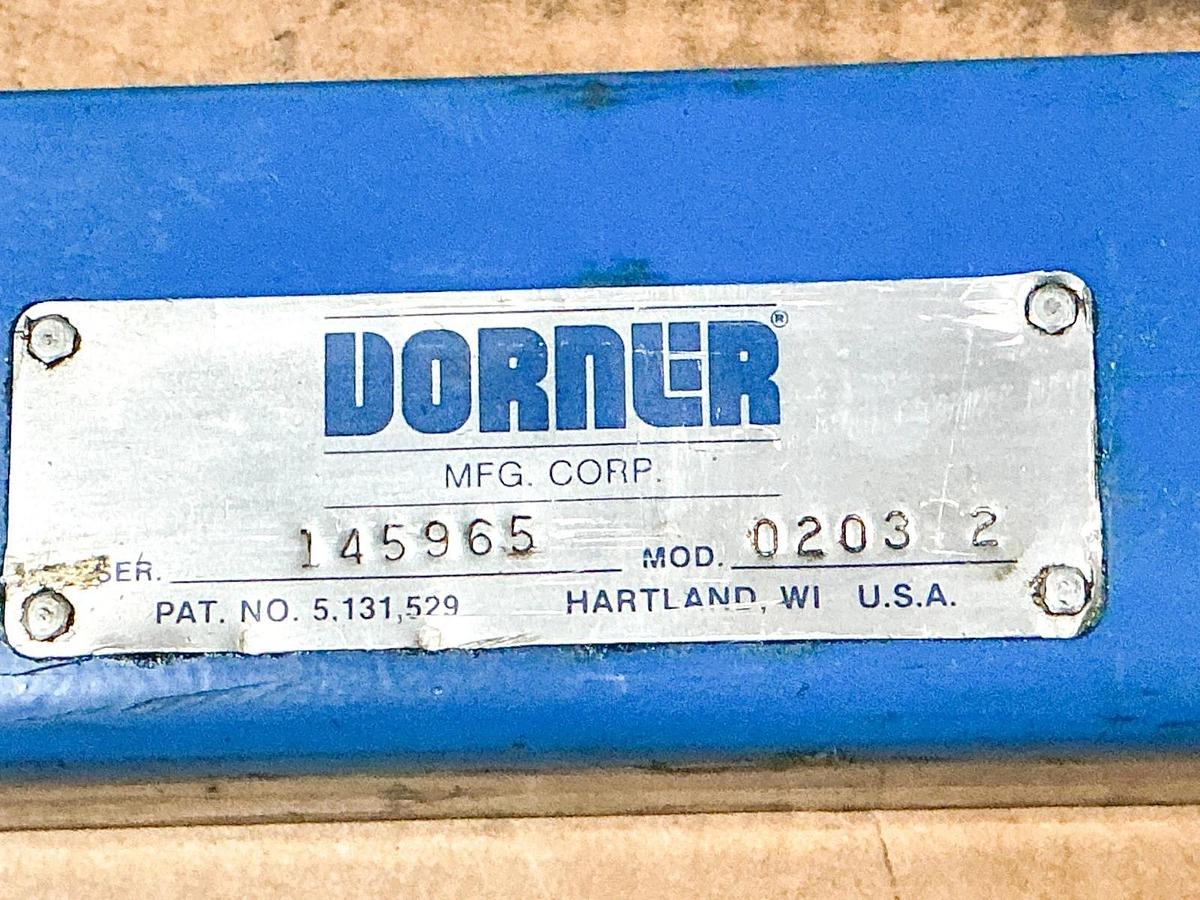 Used Dorner 0203-2 Conveyor Belt 4100 Series 2” Wide 36” Length