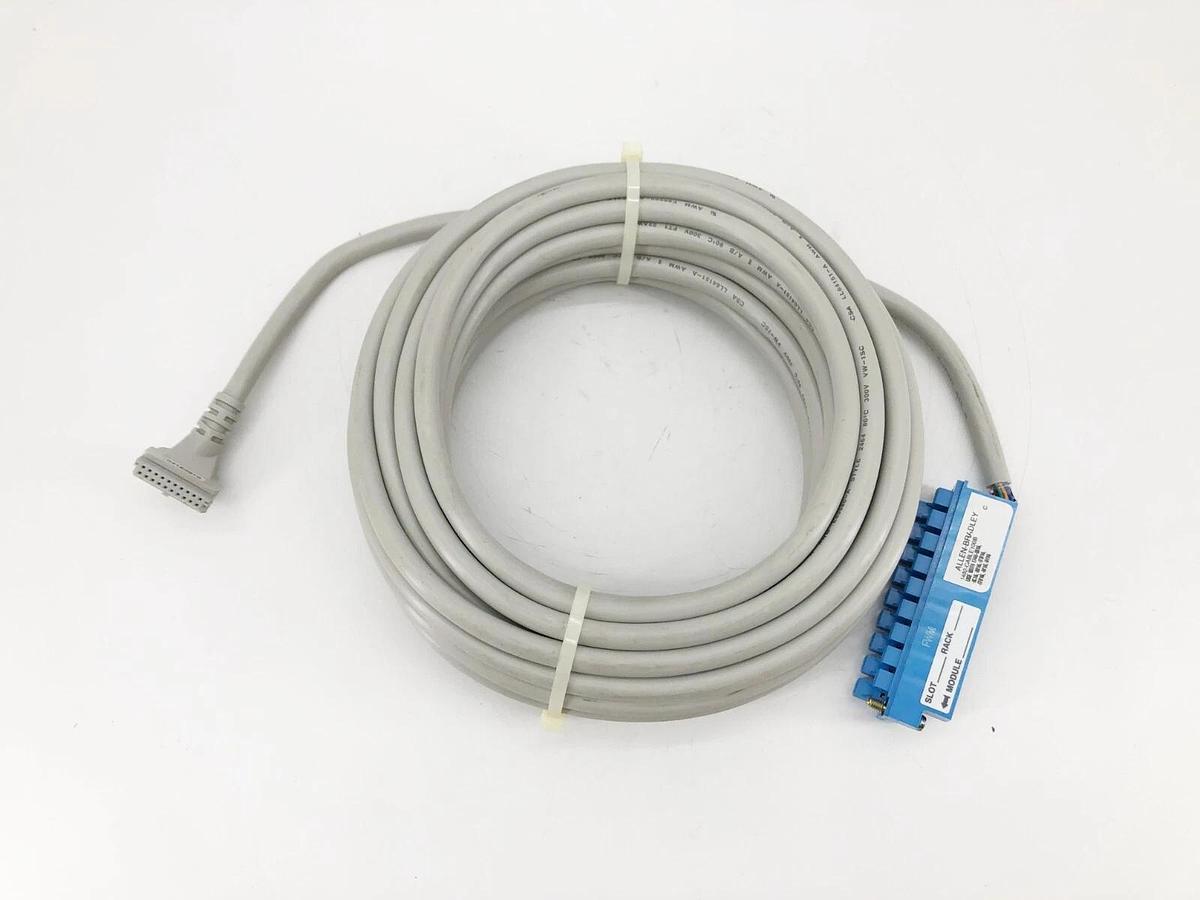 New Allen-Bradley 1492-CABLE100B Ser. C Pre-Wired Cable For SLC500 10m - No Box