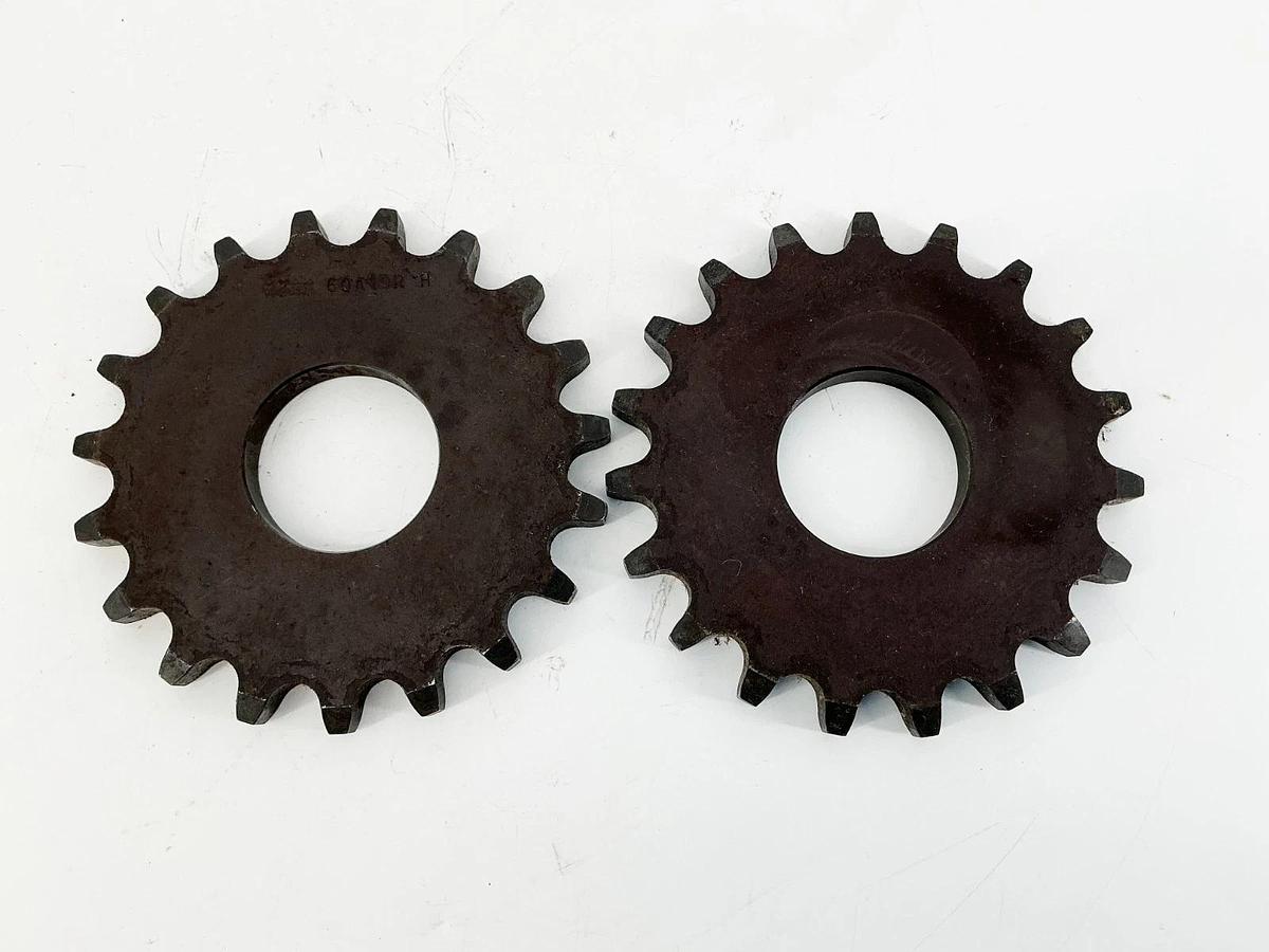 Used Lot of 2 Martin 60A19RH Sprocket 19 Teeth