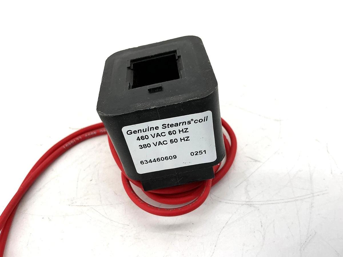 New Genuine Stearns 6-3-44606-09 Coil 380/460VAC 50/60HZ 634460609 - No Box