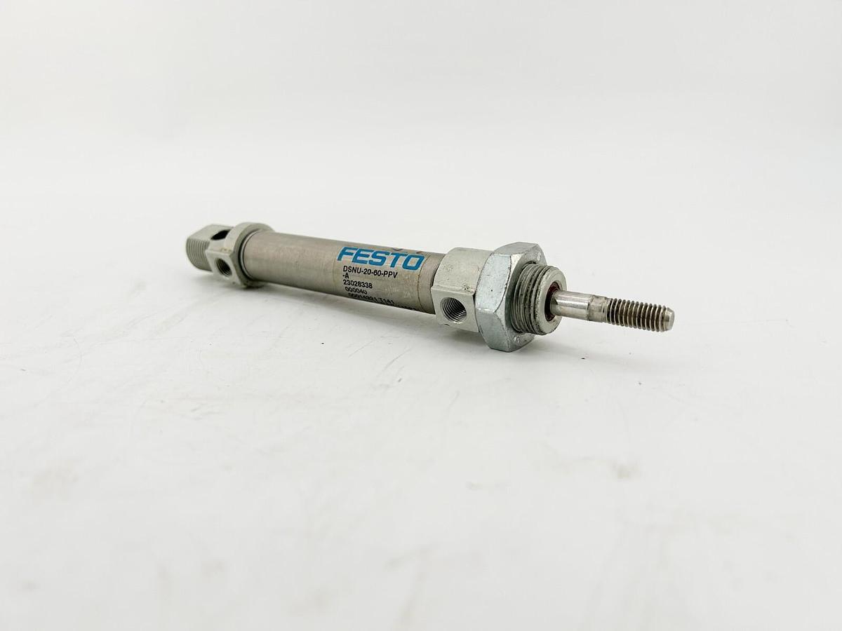 New Festo DSNU-20-60-PPV-A Pneumatic Cylinder 10Bar 145PSI 23028338