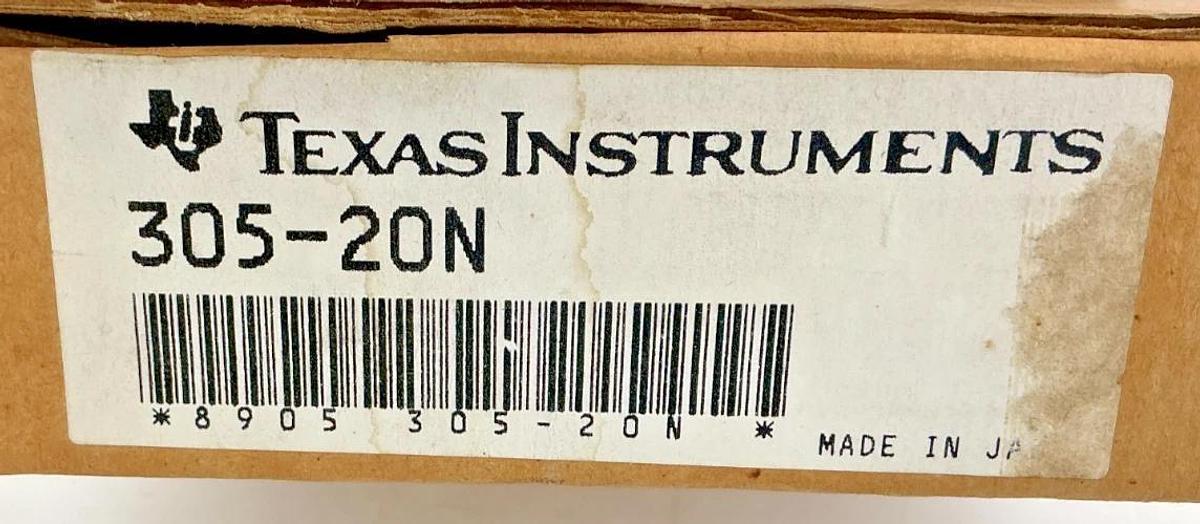 Used Texas Instruments 305-20N Input Module 115VAC 8-Point 85-128VAC 50/60HZ 30520N