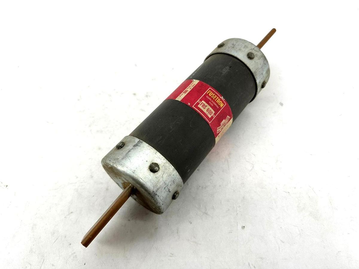 Used Bussmann FRS-600 Fusetron Dual-Element Fuse 600A 600V