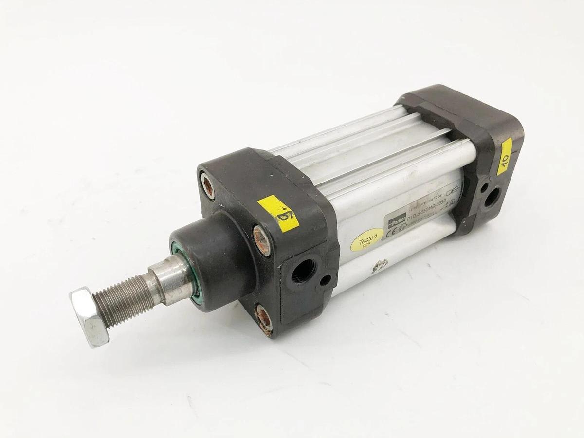 Used Parker P1D-S050MS-0050 Pneumatic Cylinder 50mm Bore 50mm Stroke