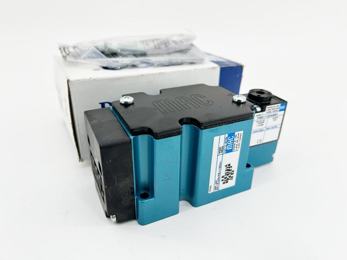 New MAC Valves 6311D-000-PM-112DA Solenoid Valve 120Vac 50/60Hz 150PSI
