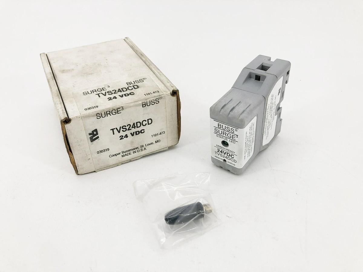 New Bussmann TVS24DCD Surge Suppressor 24VDC 10AWG
