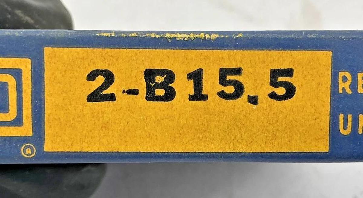 New Square D 2-B15.5 Overload Relay Terminal Unit 2 Relay Units Per Box