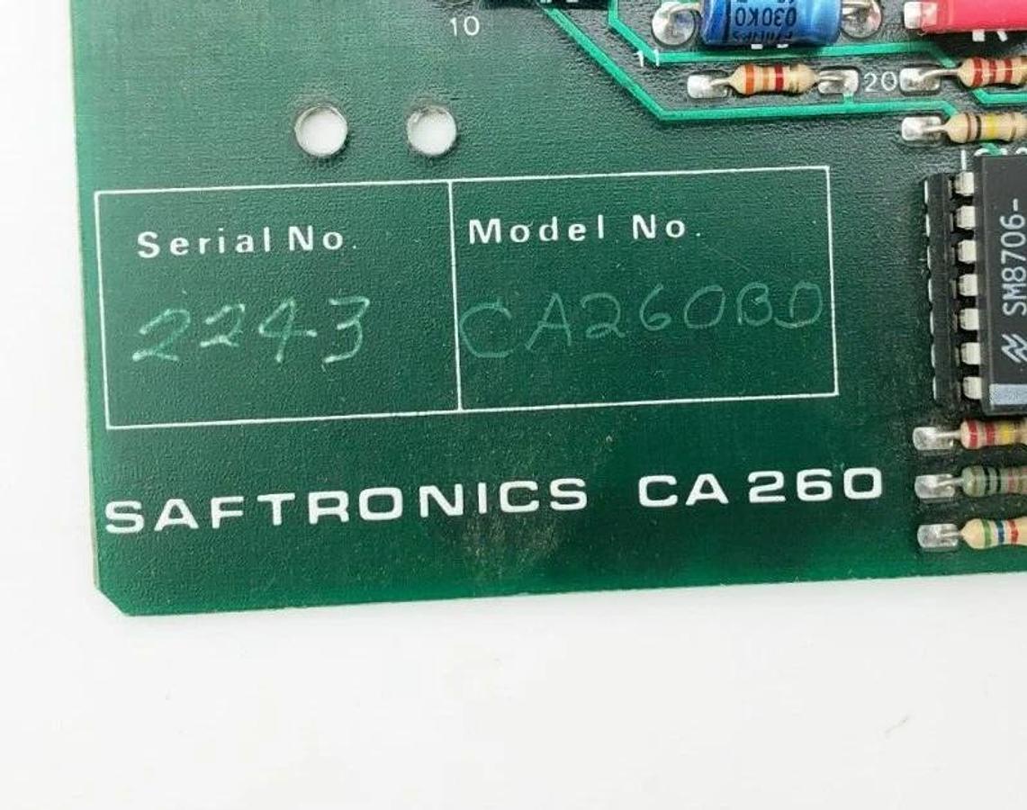 New Saftronic CA260BD Firing Board PCB