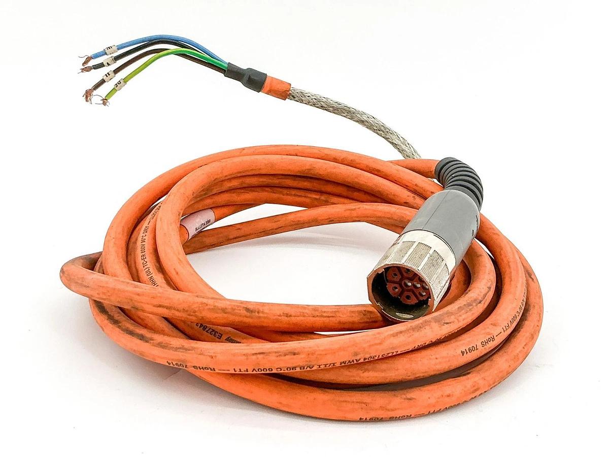 Used Allen Bradley 2090-CPWM7DF-14AA04 Power Feedback Cable 600V 13' Ser.A