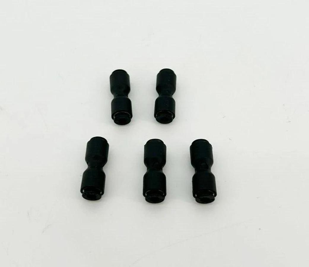 Lot of 5 New Lawson 86779 Unions, 1/8" OD, Glass Reinforced Nylon