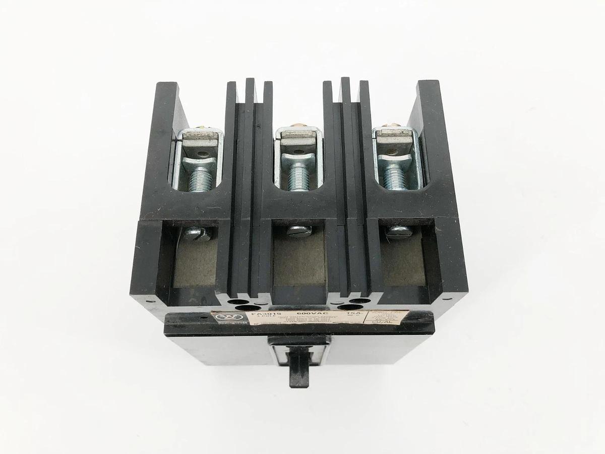 New Westinghouse FA3015 Circuit Breaker 15A 600VAC 3 Pole - No Box