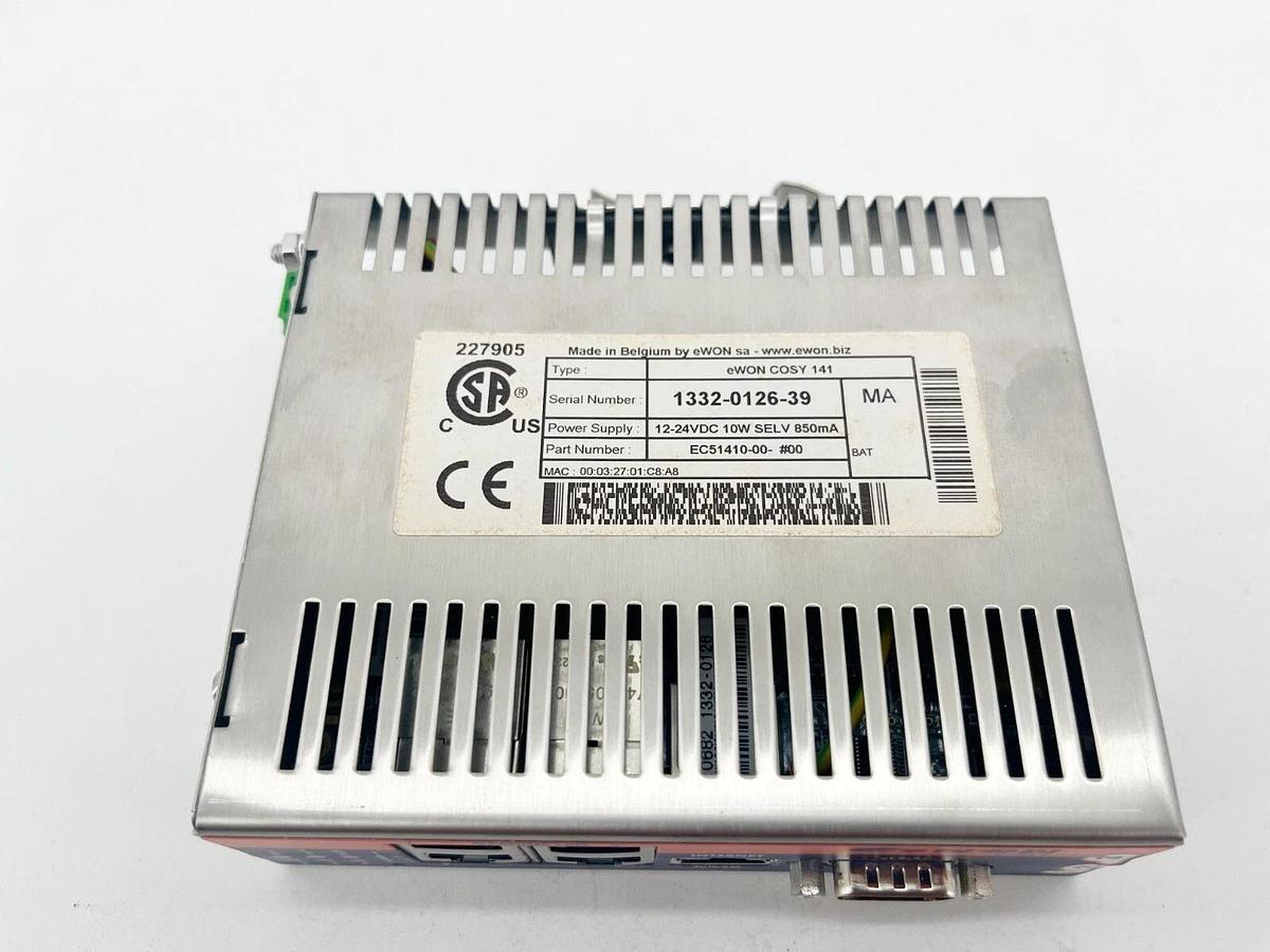 Used eWON Cosy 141 EC51410-00-#00 Ethernet Network Router - Damaged on back