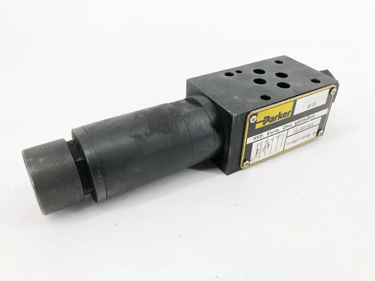 Used Parker PRDM2PP16KNS-16 Hydraulic Valve 315 bar