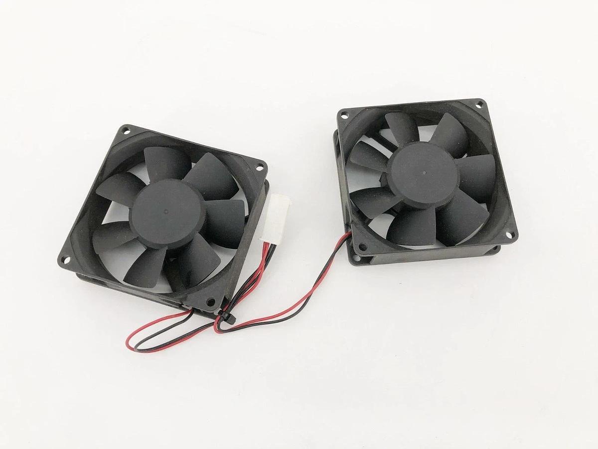 Lot of 2 New Sunon KD2408PTS3 Axial Fans 24VDC 1W