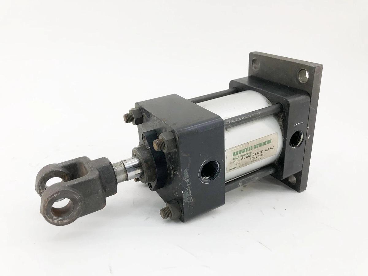 Used Numatics F2AM-01A1D-AAA2 Pneumatic Cylinder 2-1/2" Bore 1" Stroke