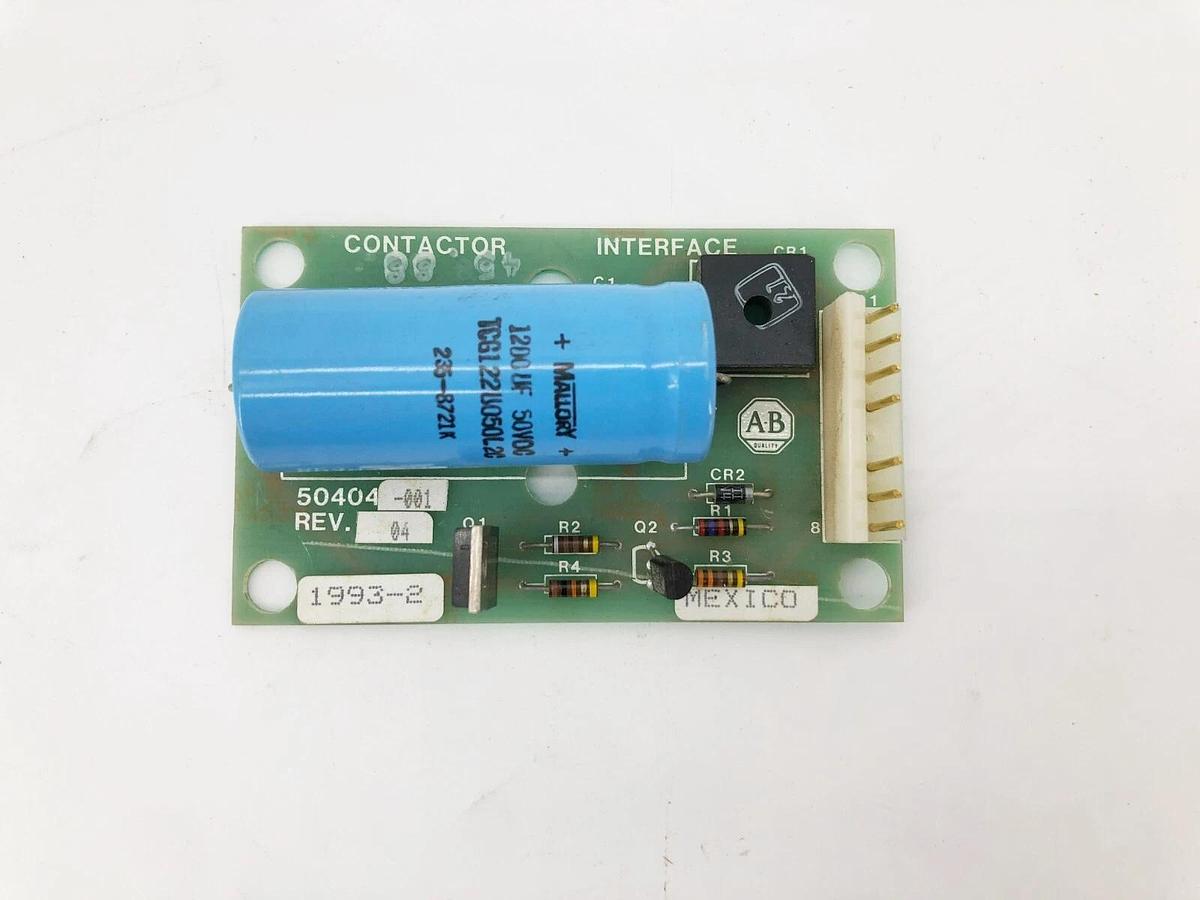 New Allen-Bradley 50404-001 Rev. 04 Contactor Interface Board 7 Pin