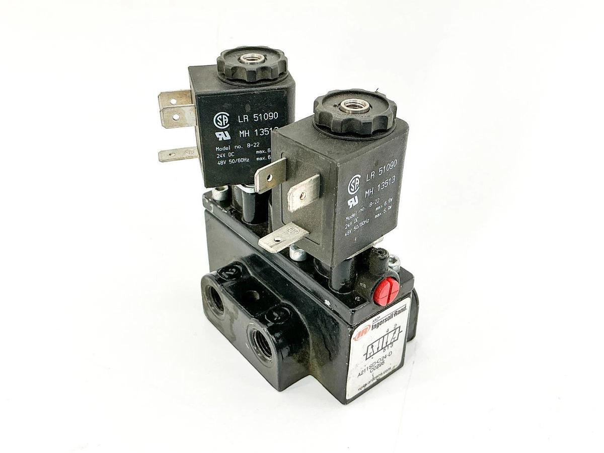 Used ARO A211SD-O24-D Solenoid Valve 24VDC 48VAC 4.8W