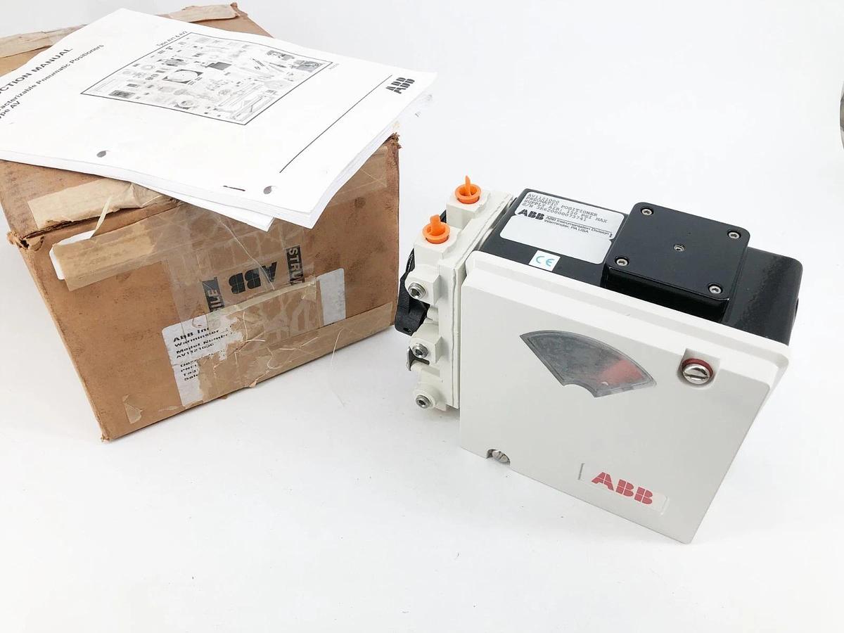 New ABB AV1121000 Pneumatic Positioner 150psi 4-20mA 34VDC