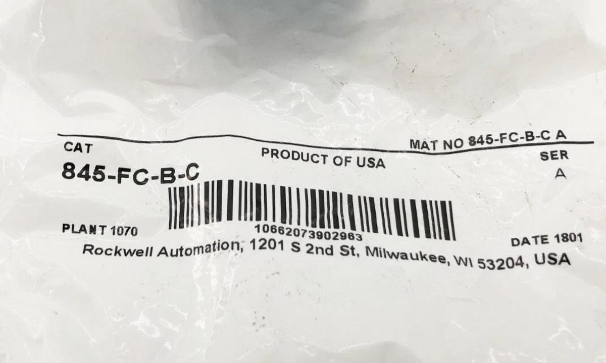 New Allen-Bradley 845-FC-B-C Ser. A Flexible Coupling 3/8" 1/2"