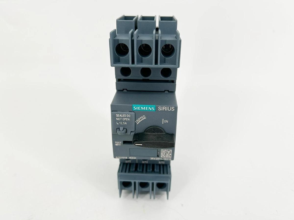 New Siemens 3RV2811-1KD10 Motor Protection Circuit Breaker 690V 12.5A