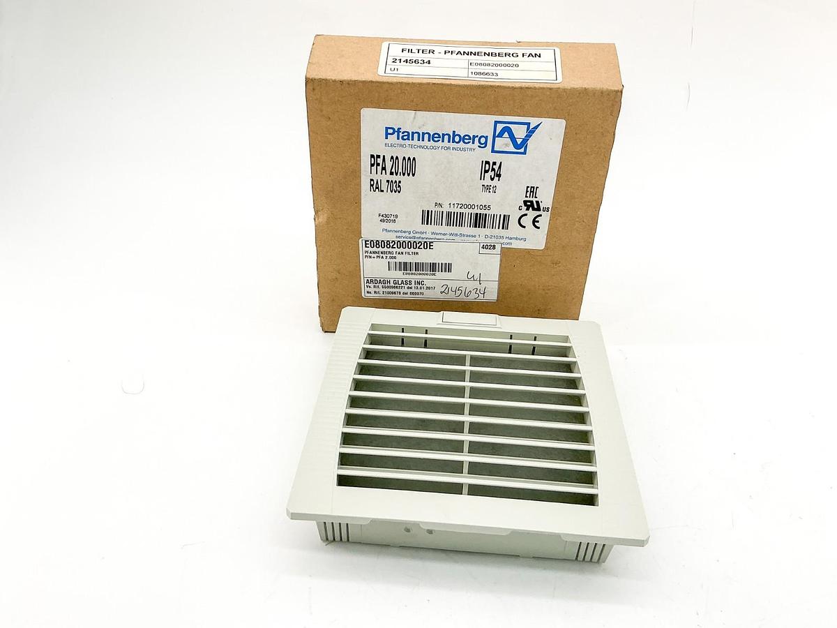 New Pfannenberg PFA 20.000 Fan Filter 11720001055