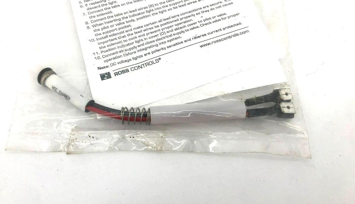 New Ross Controls 862K87-Z Indicator Light Kit 110-130 VAC 50/60 HZ