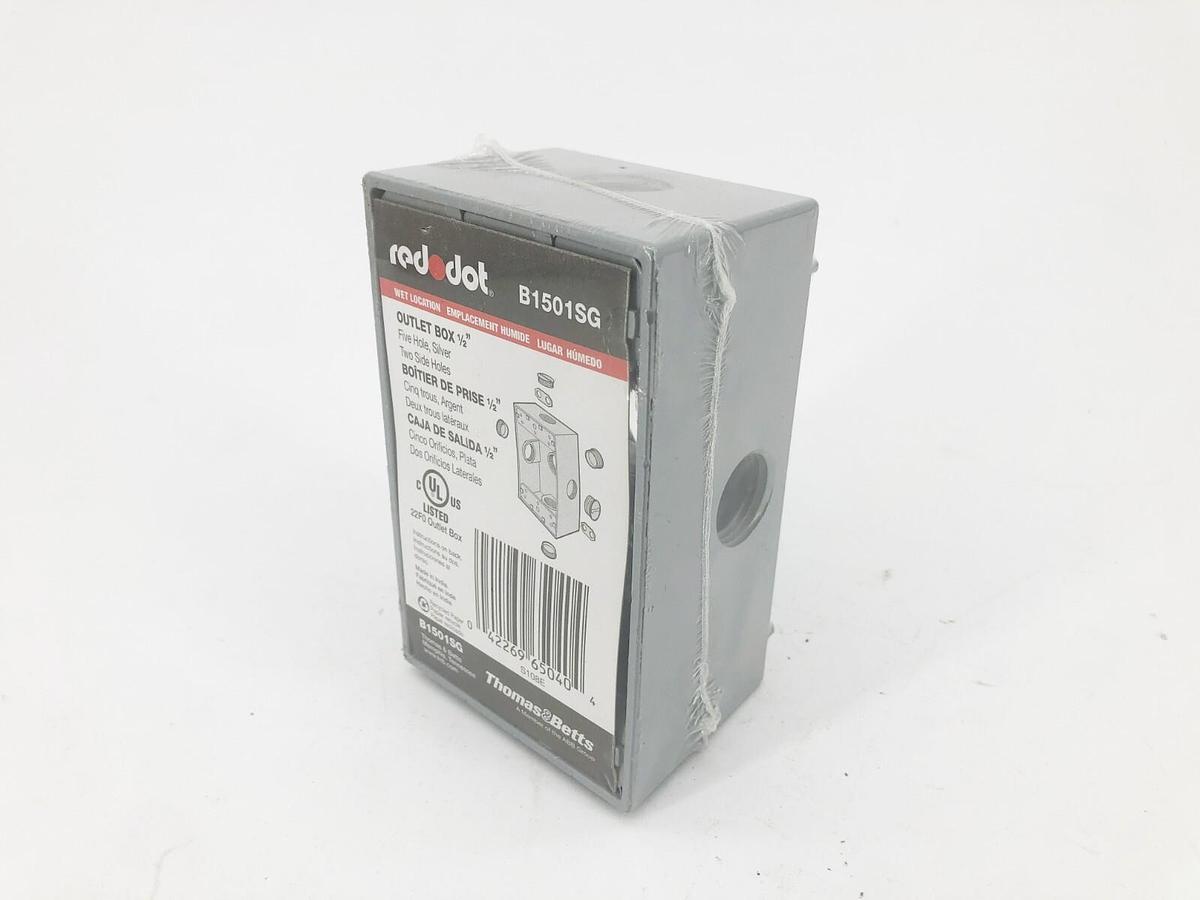 New Thomas & Betts B1501SG Weatherproof Box 4-9/16" L x 2-13/16" W x 2 " D