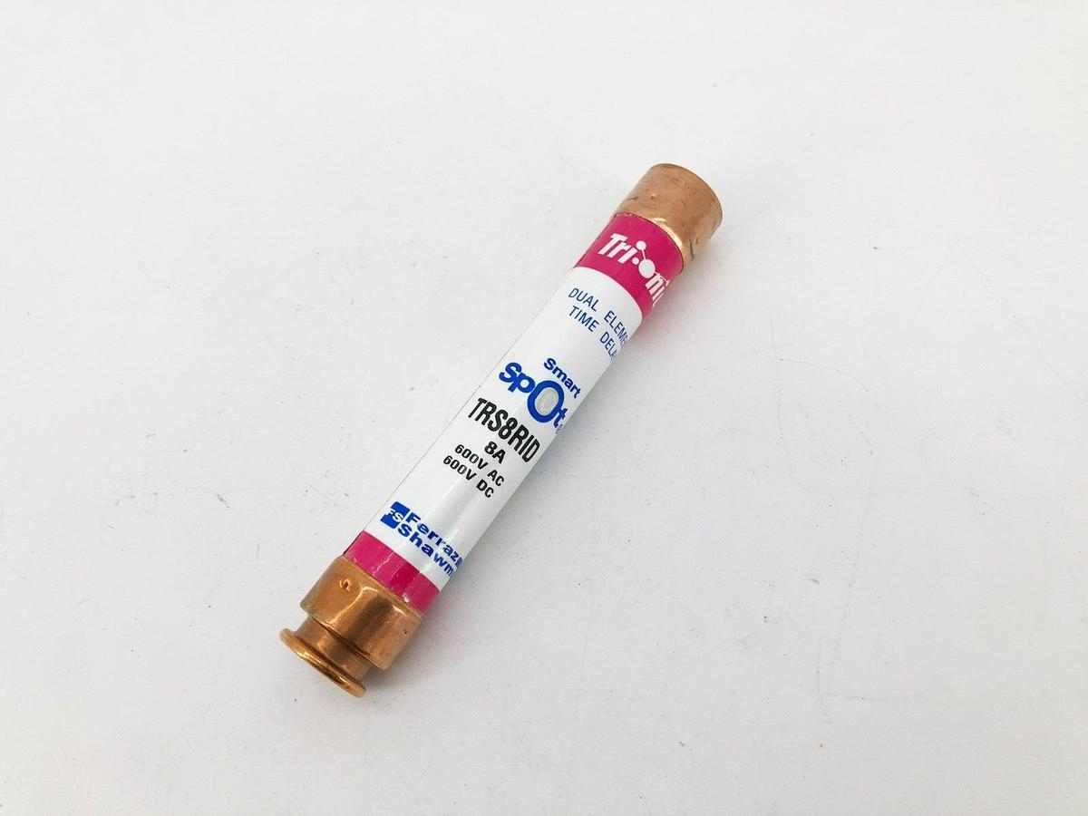 New Ferraz Shawmut TRS8RID Smart Spot Fuse 600V 8A Class RK5