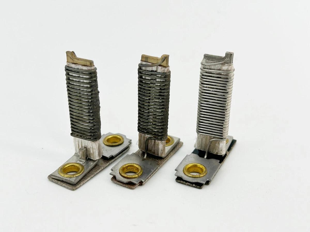 New Lot of 3 General Electric C1.31A Overload Relay Heater Element - No Box