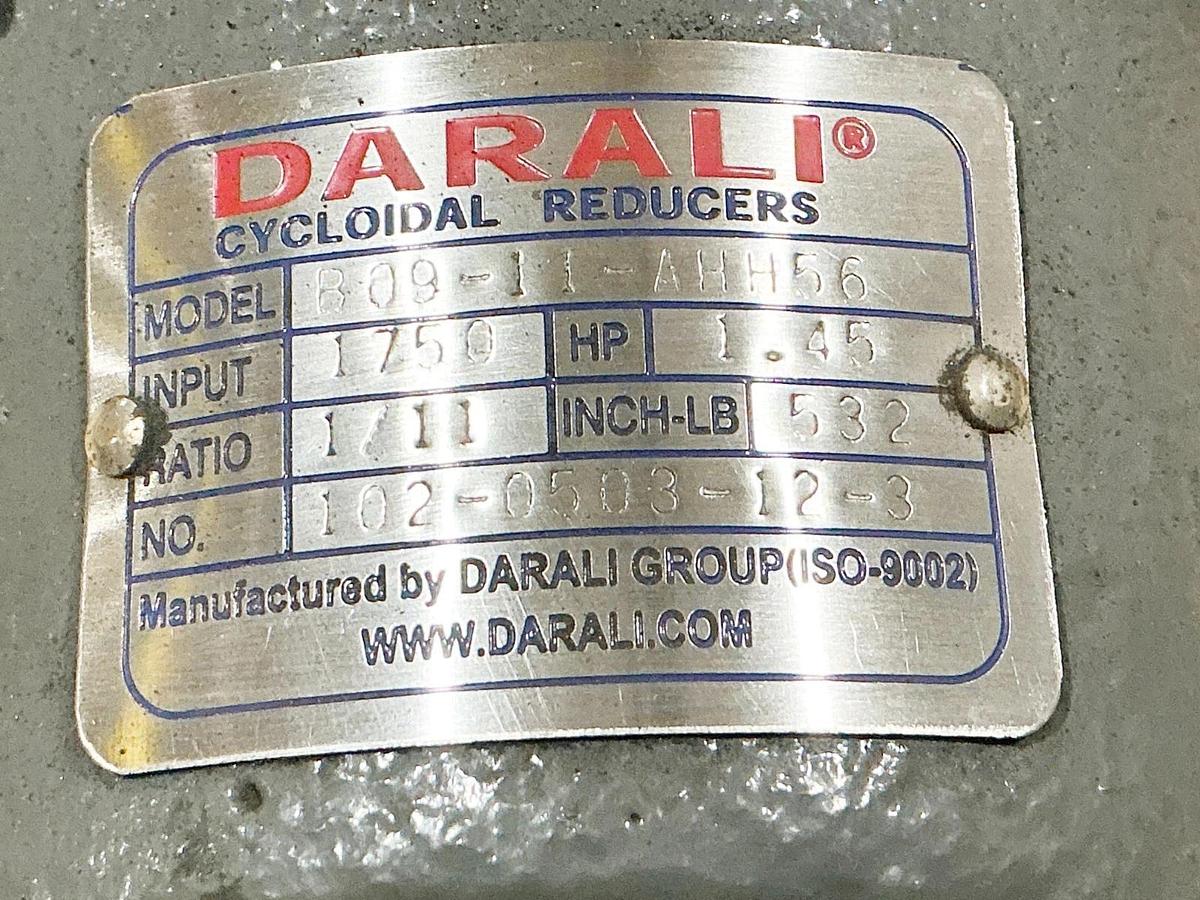 New Darali B09-11-AHH56 input 1750 HP 1.45 ratio 1/11 TQ:532 102-0503-12-3