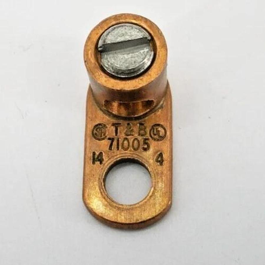 Lot of 9 New Thomas & Betts 71005-TB Copper Cone Screw Lugs 14-4AWG