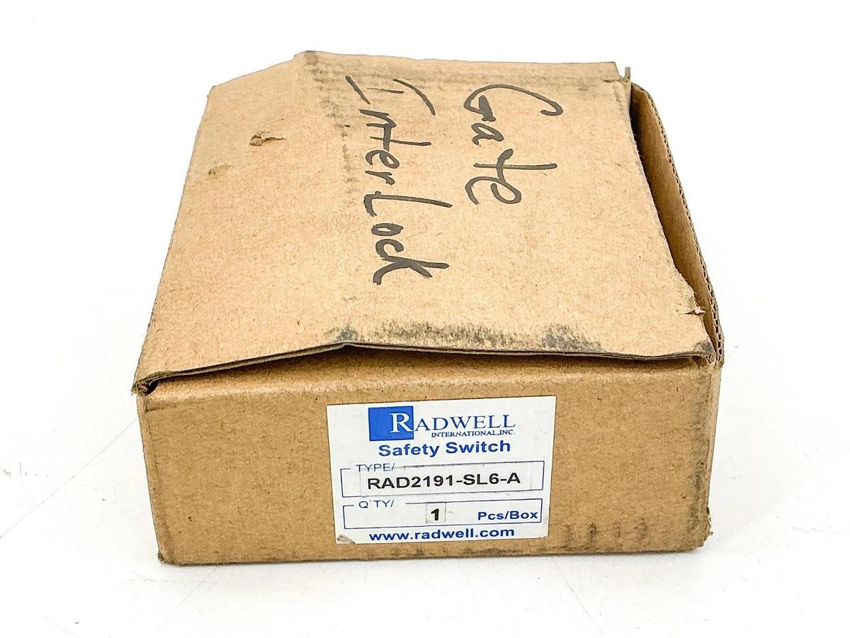 New Radwell RAD2191-SL6-A Safety Switch 600V 10A