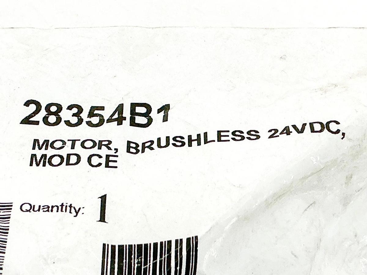 New Moog INC 28354B1 Brushless DC Motor 24V MOD CE BN23-18DS-01LH