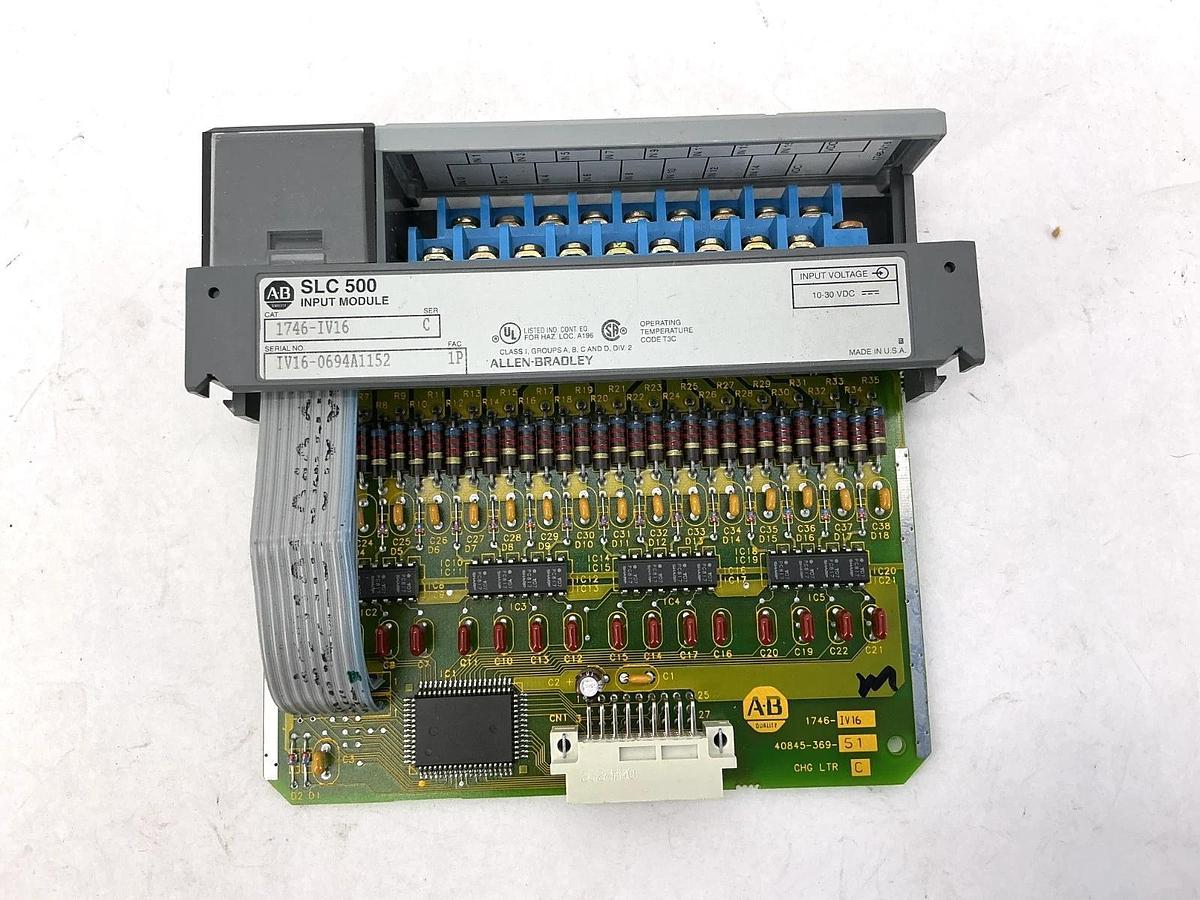 New Allen Bradley 1746-IV16 Ser C Input Module 16-Inputs 10/30VDC