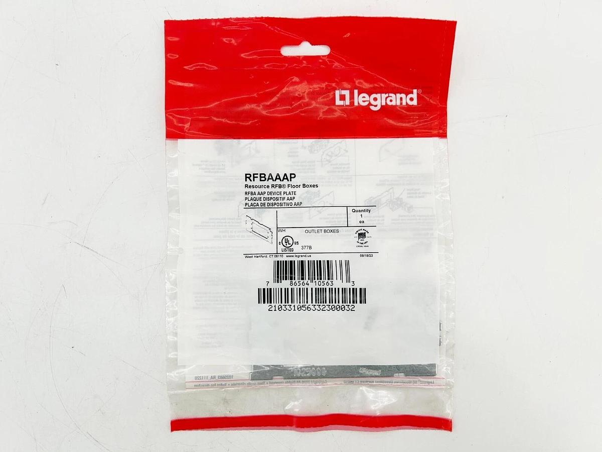 New Lot of 3 Legrand RFBAAAP Wire Mold