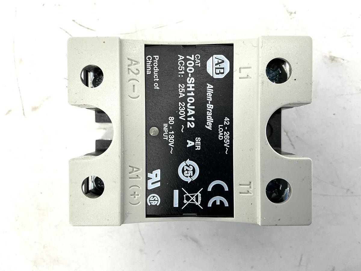 New Allen Bradley 700-SH10JA12 Ser A Relay 25A 230V 80-130V 42-265V~ 50/60HZ