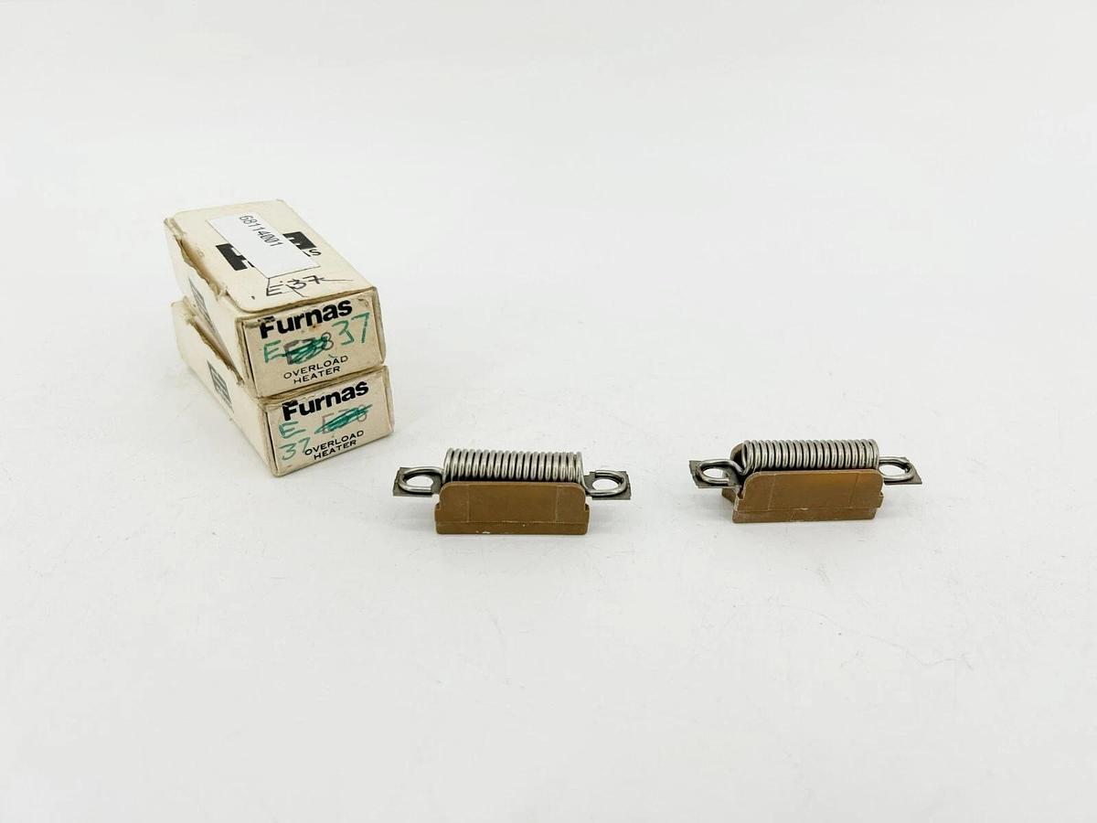 Lot of 2 New Furnas E37 Overload Relay Thermal Units