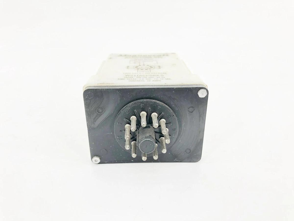 Used Magnecraft W211ACPSRX-5 Time Delay Relay 1.0-10 sec. 100-130VAC
