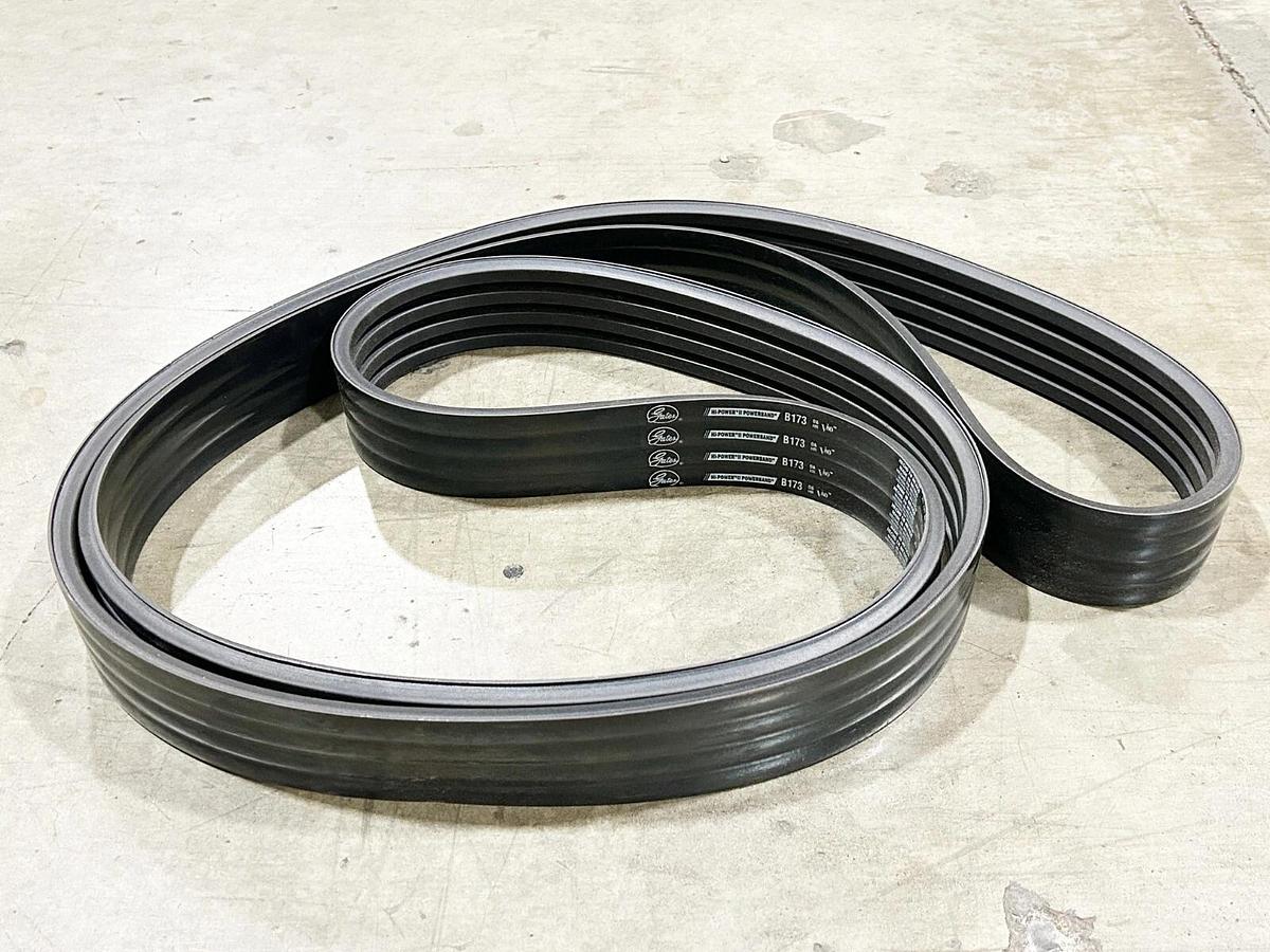 New Gates 4/B173 Belt Hi-Power II Powerband V-Belt 4B173 9093-4173