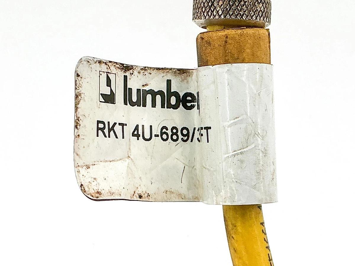 Used Lumberg RKT 4U-689/30FT Cordset 4Pin 300V