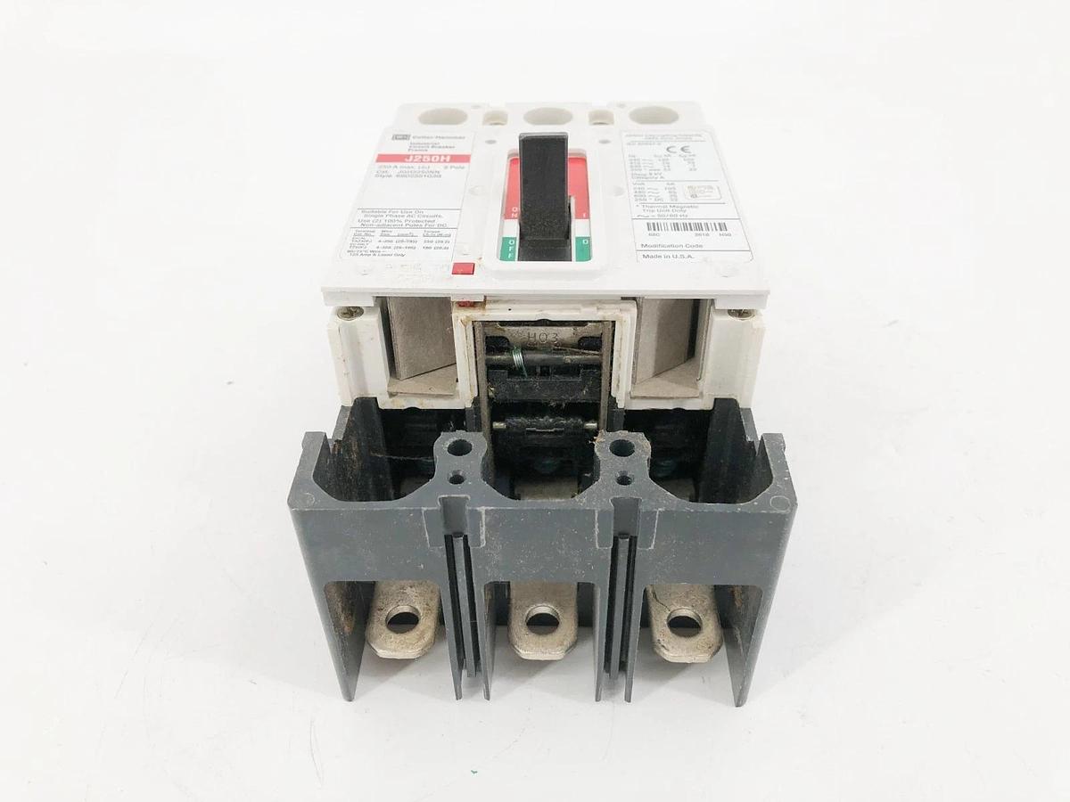 New Cutler Hammer JGH3250NN Circuit Breaker Frame 250A 690VAC 3 Pole