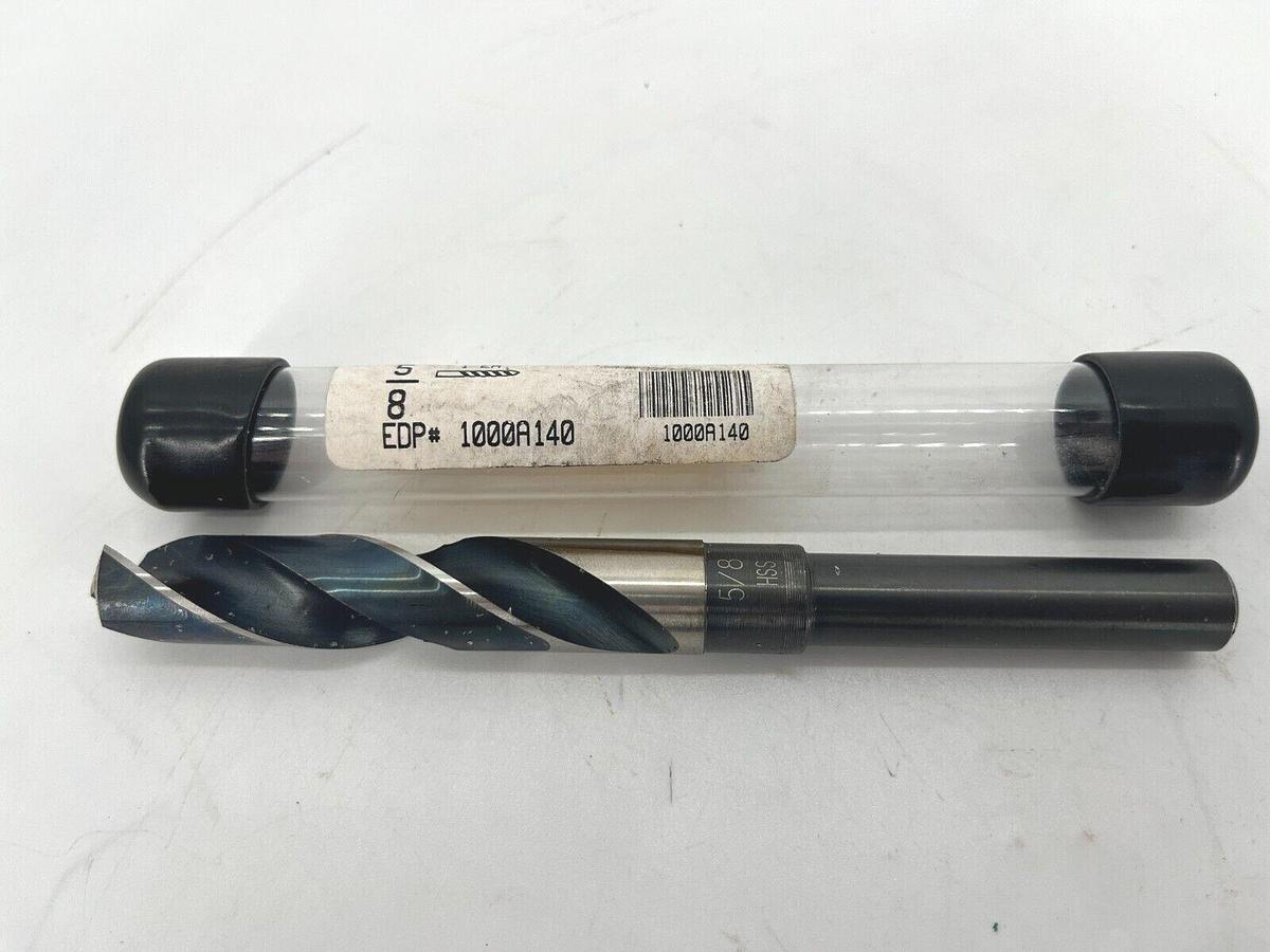 Drillco 1000A140 Drill Bit 5/8" High Speed Steel 1/2" Shank
